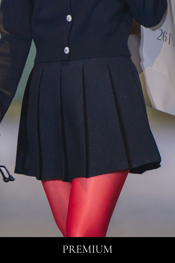 Anorrea Pleated Short Skirt