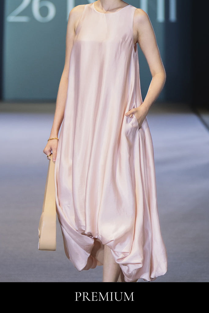 Aurrellia High-Low Puffy Dress