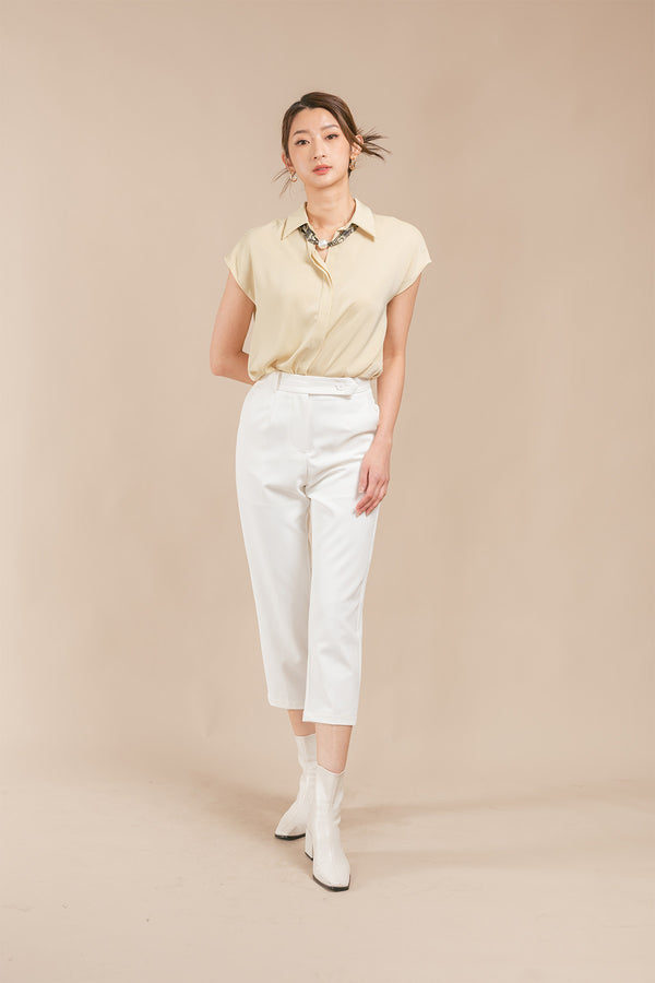 Billeto Pearl Bandana Scarf Short Sleeve Shirt
