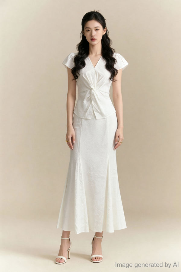 Caelis Whisper Midi Skirt