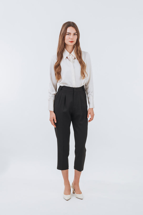Calrisso Pleated Tapered Pants