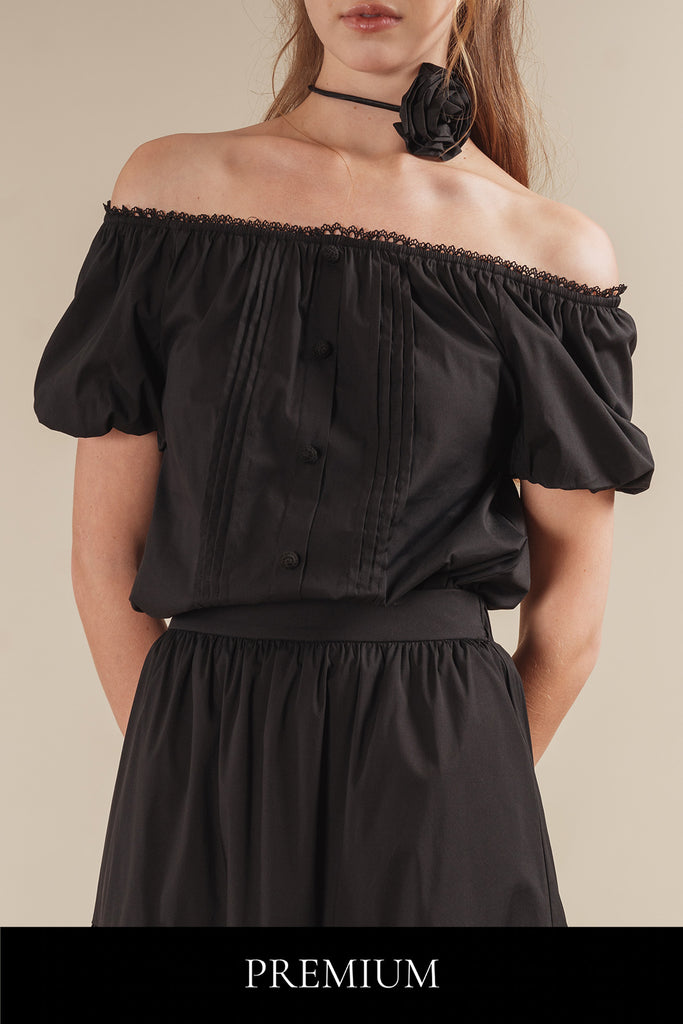 Calyssa Rose Ribbon Tie Blouse