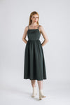 Cannerva Camisole Ruched Waist Maxi Dress