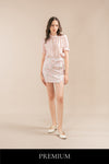 Fenissa Chinese Style Blouse and Short Skirt Set