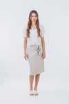 Franclietta Ruched Short Sleeve Shirt