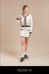 Henellia Knitted Cardigan and Skirt Set