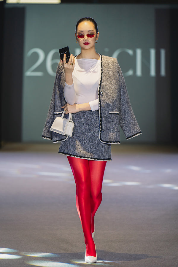 Jodite Linen Short Skirt