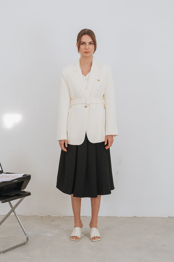 Leodirra A Line Midi Skirt