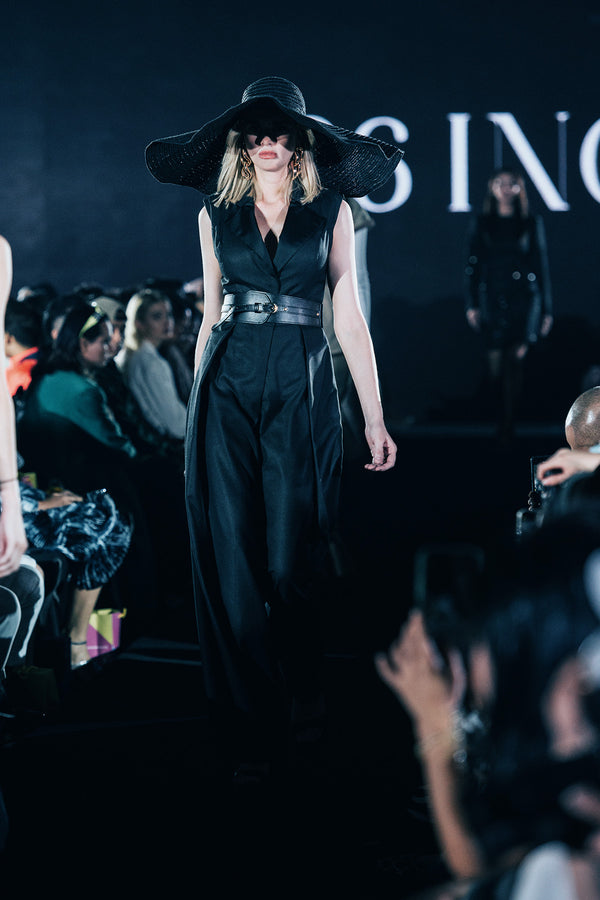 Noova Single Breasted Tailored Jumpsuit