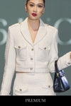 Lousie Tweed Lapel Top
