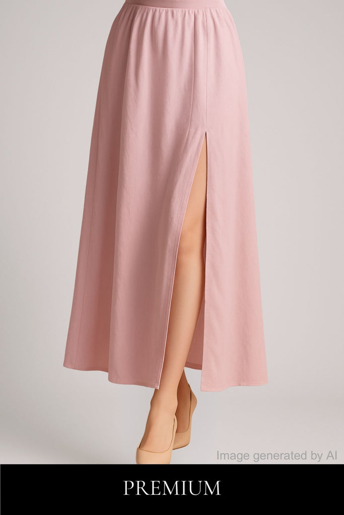 Mabel Gathered A-Line Maxi Skirt