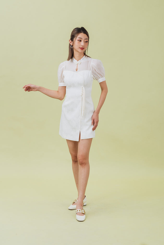 Mearinthe Chinese Knot Short Dress