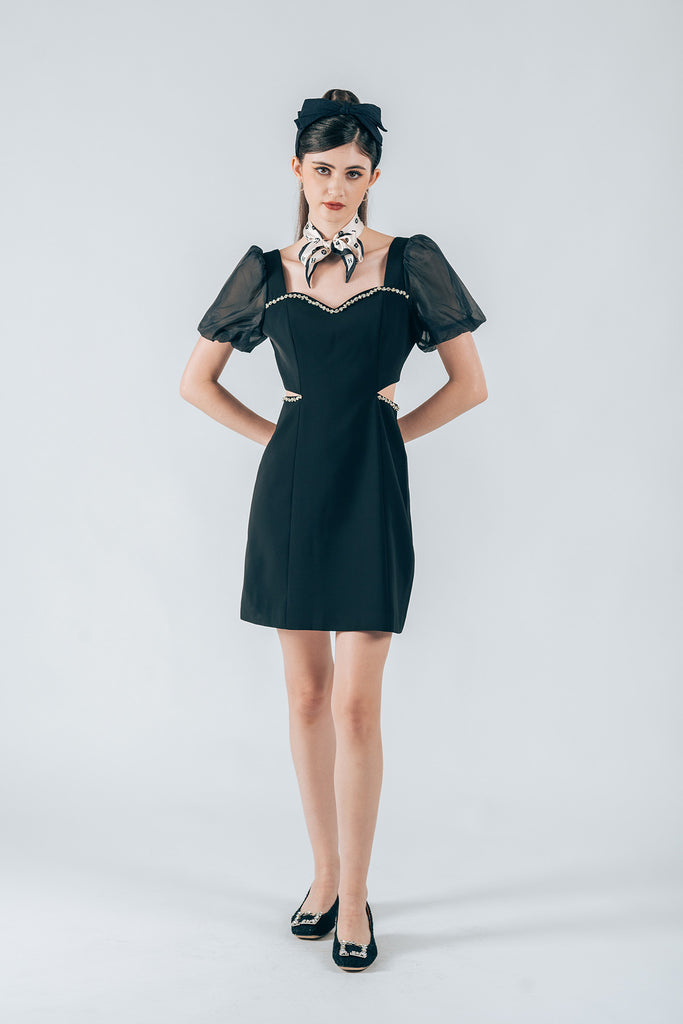 Meorlissa Puff Sleeve Short Dress