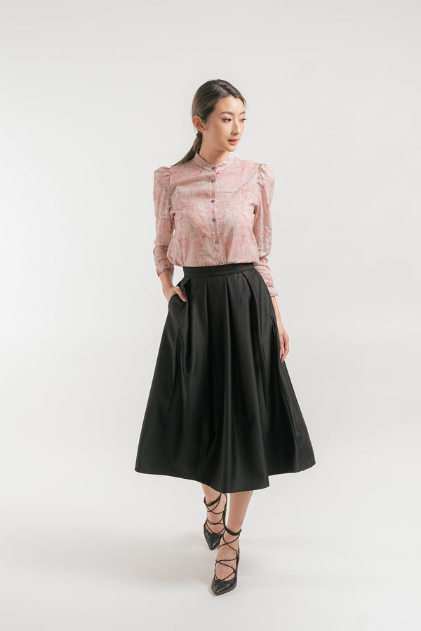 Merritha Midi Pleated Skirt