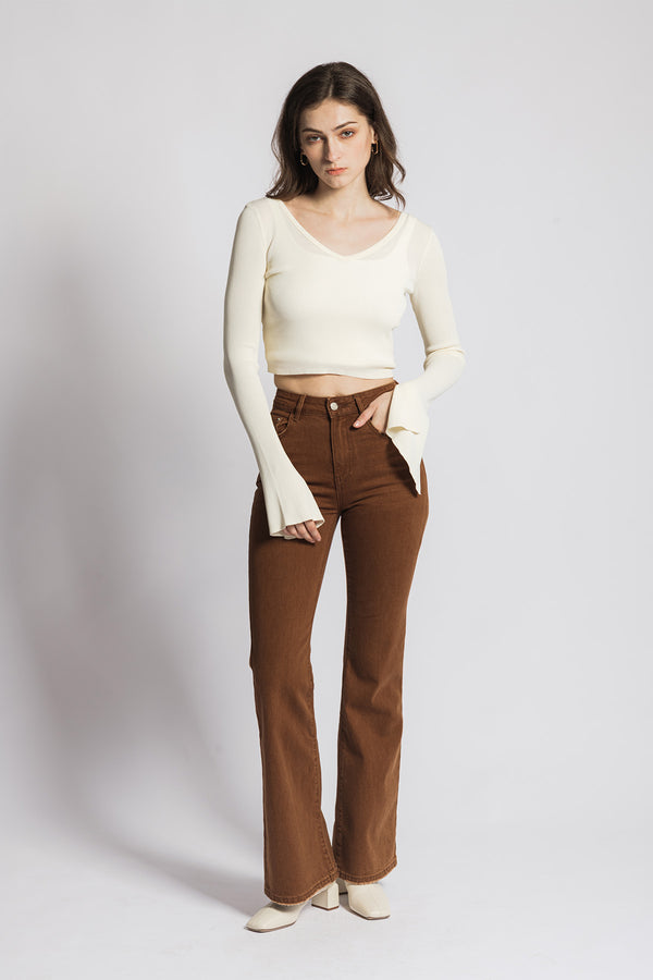 Myglie High Waist Flare Leg Jeans