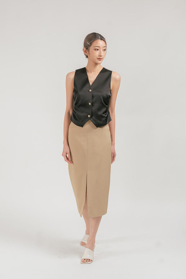 Onerra Midi Pencil Skirt