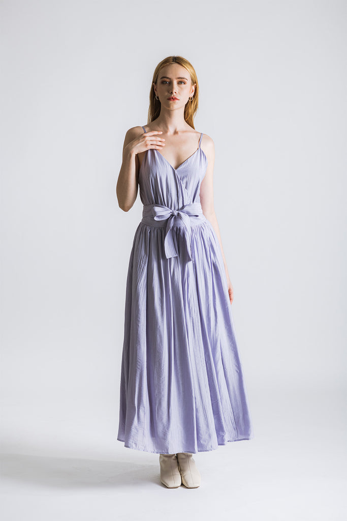 Ophelliath Camisole Ribbon Tie Maxi Dress