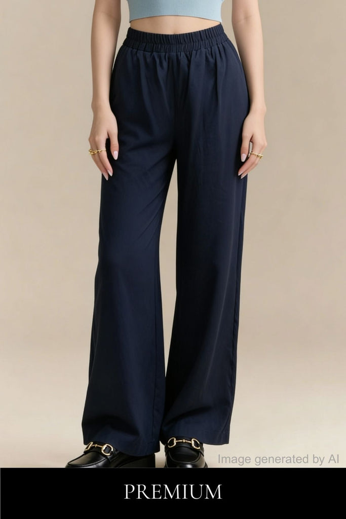Orlena Fluid Wide-Leg Trousers