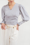Penorri Ruched Cropped Top