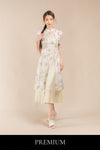 Qinlynn Bamboo Cheongsam Style and Camisole Maxi Dress Set