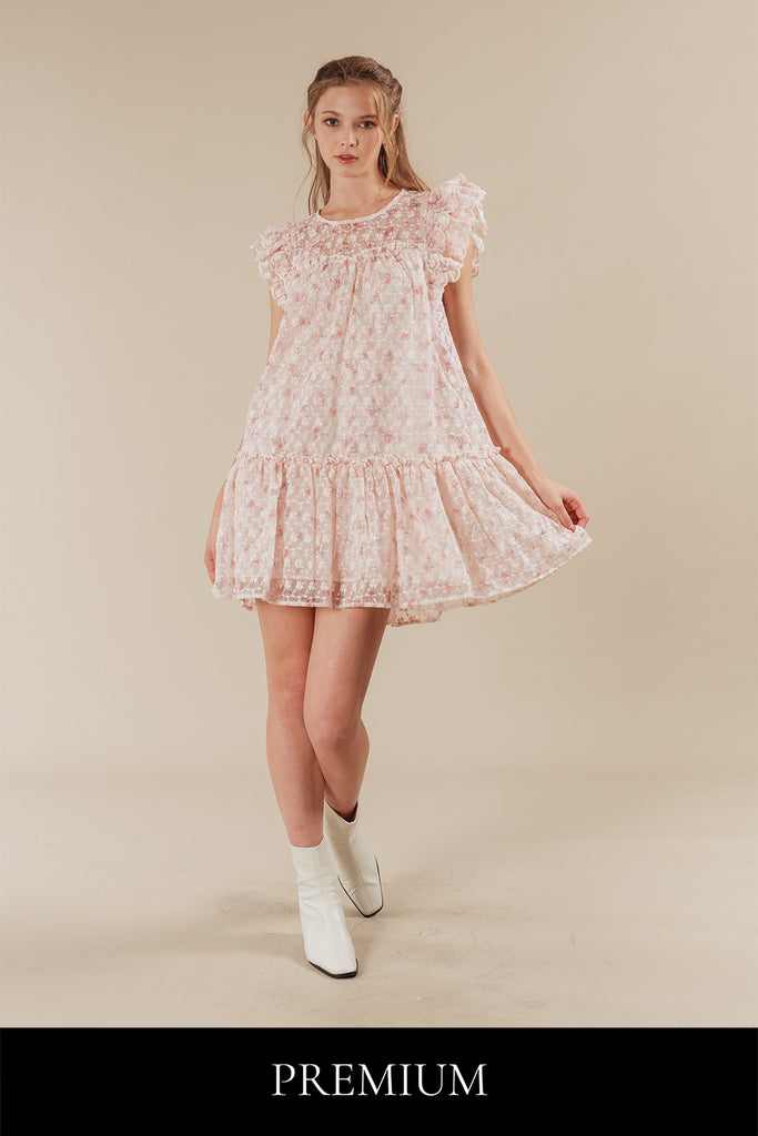 Rosalie Ruffle Layered Floral Dress