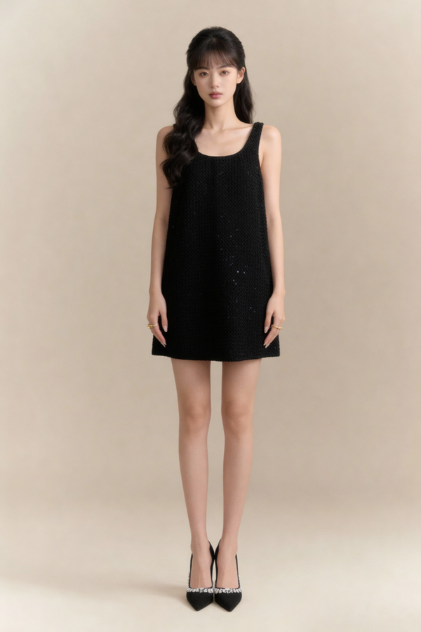 Sabrina Sequin Knit Dress