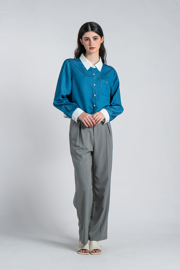 Salvitta High Waisted Suit Pants