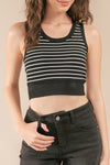 Tinetta Ribbed Padded Tank Top