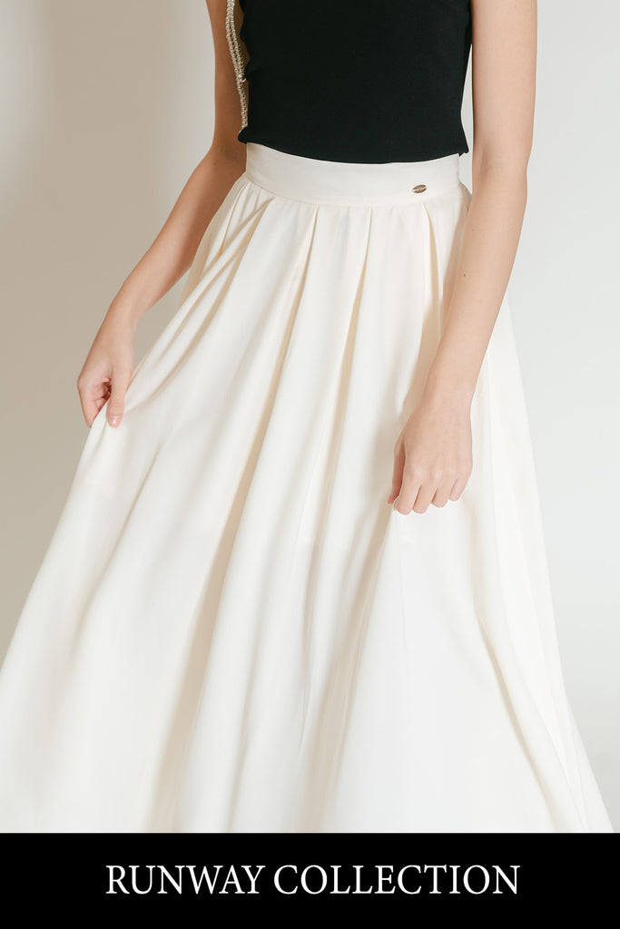 Venitta Pleated Maxi Skirt