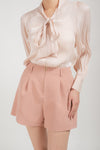 Veranna Ribbon Tie Blouse