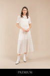 Verossa Knitted Floral Maxi Dress