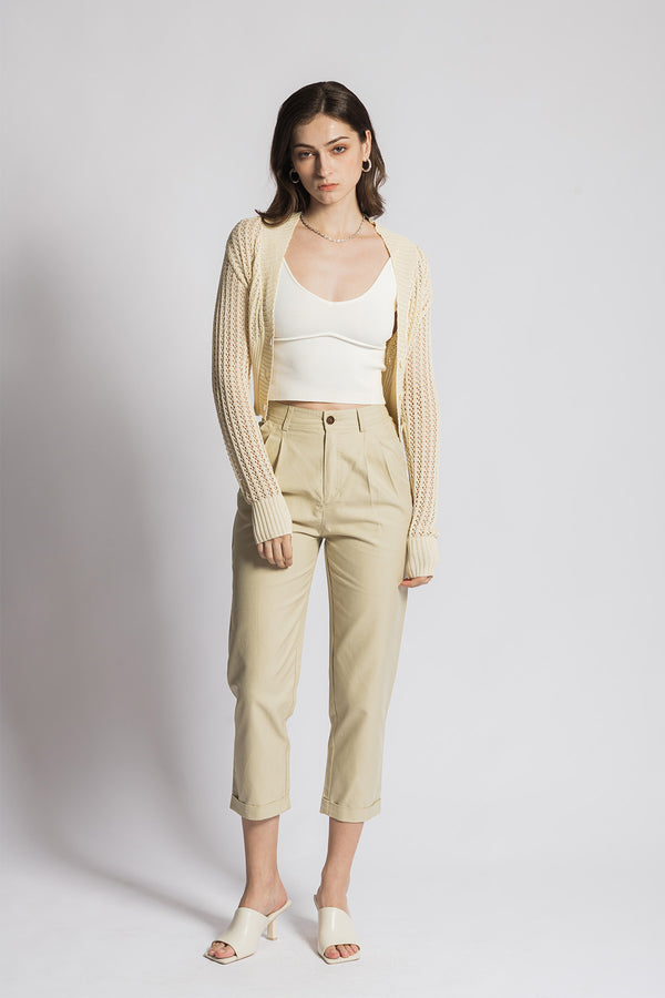 Vynelle High Waisted Tapered Pants