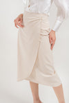 Winorlia Ruched Midi Pencil Skirt