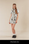 Zenlynn Bamboo Chinese Style Blouse and Skirt Set