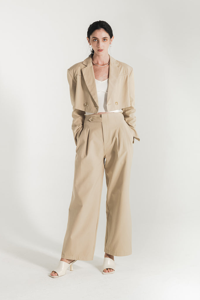 Cropped pantsuit store