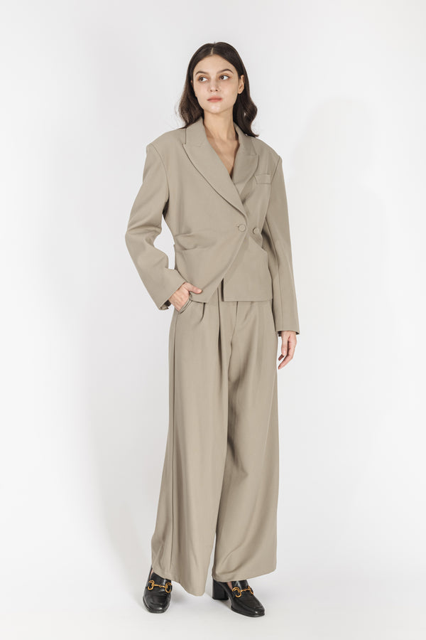 Eleanorr Wide Leg Suit Pants