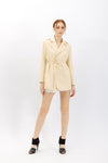 Idelle Self Tie Waist Single Breasted Blazer