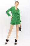 Karys Peak Lapel Neck Double Breasted Blazer & Short Set