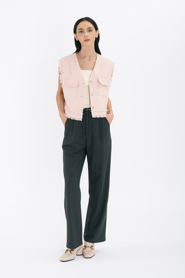 Kellea Self Tie Straight Cut Pants