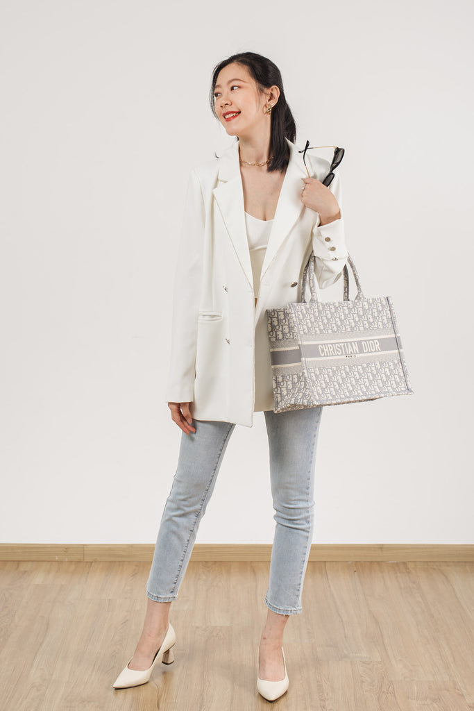 Notched Lapel Besom Pocket Jacket