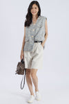 Talita Tweed V Neck Vest